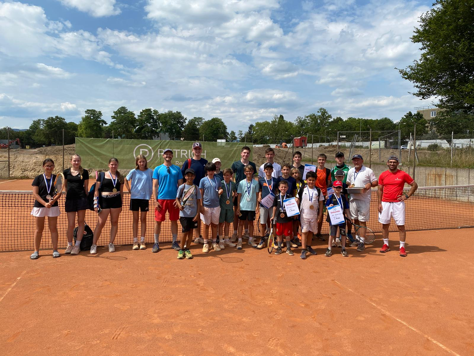 Teilnehmer*innen des Tenniscamps 2024